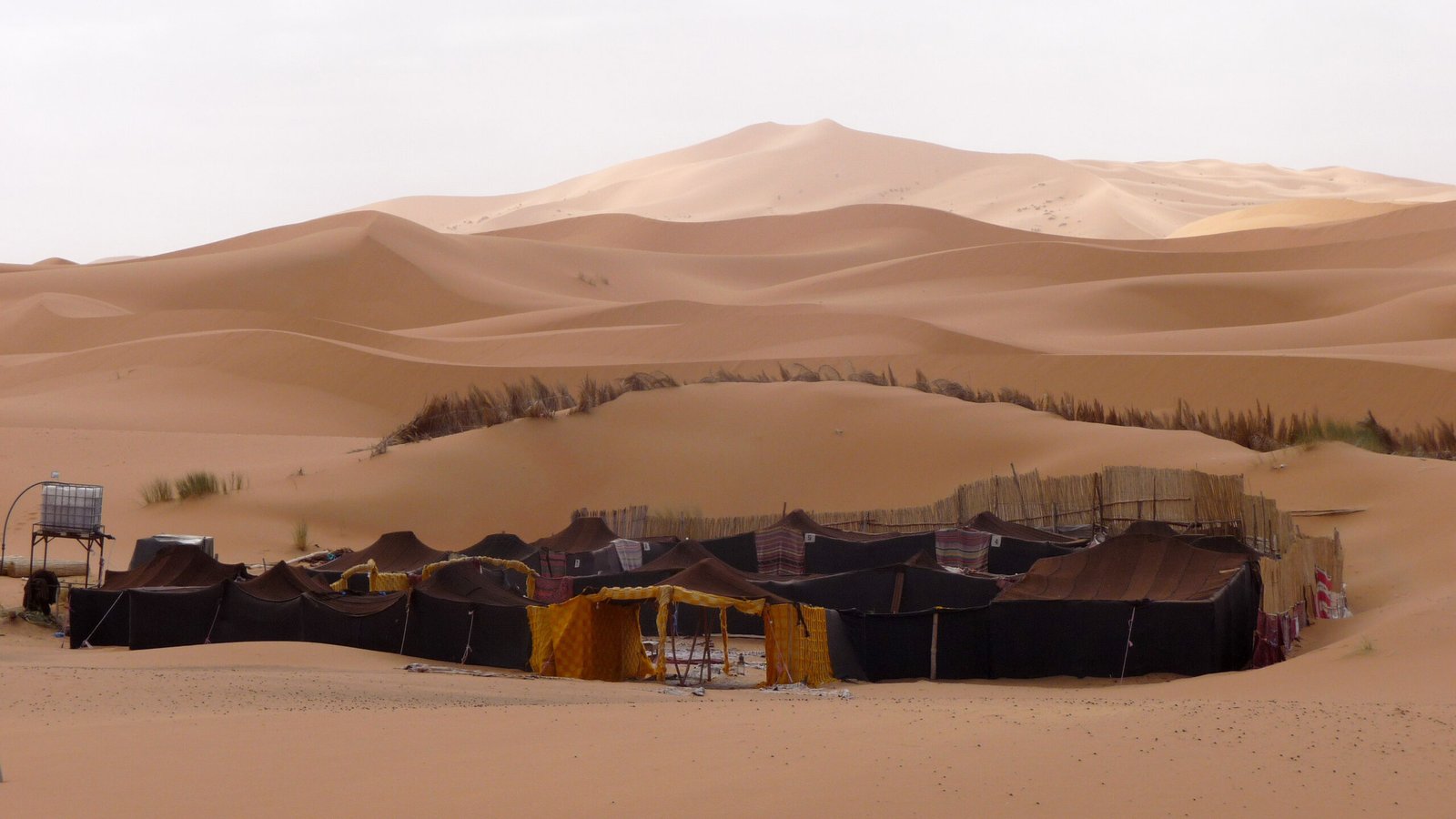 Campamento en el Sahara marroquí