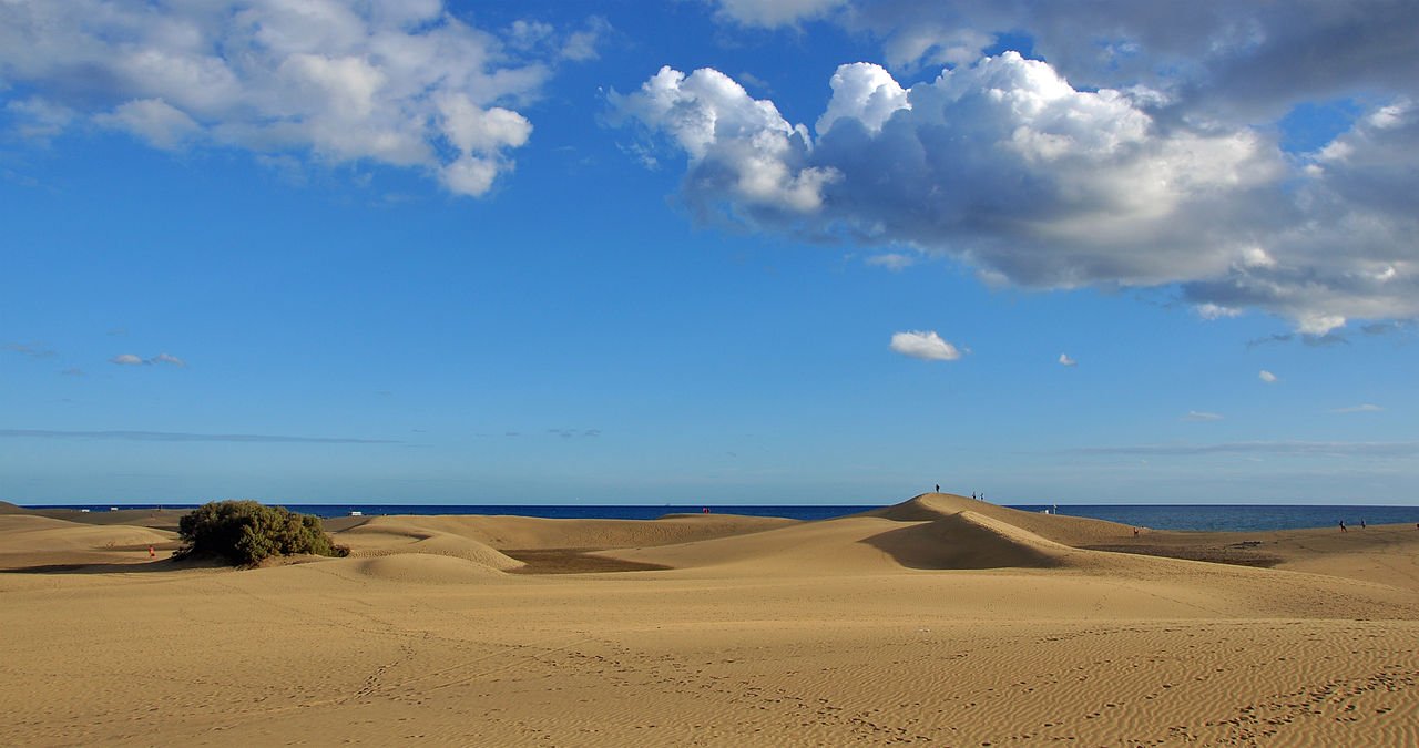 Dunas de Maspalomas en Gran Canaria, Islas Canarias