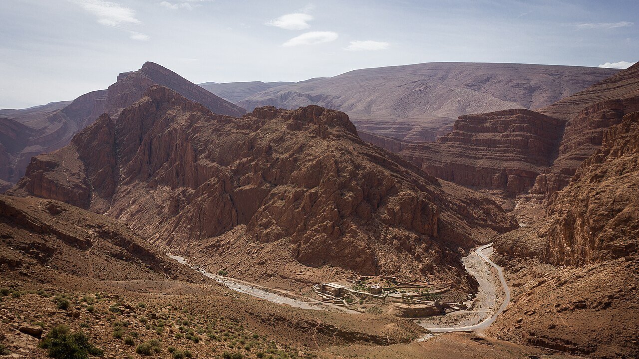 Las gargantas del Todra en Marruecos camino del Sahara